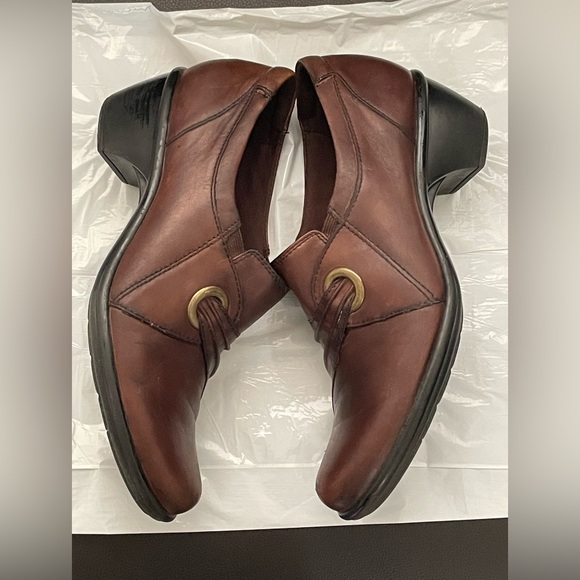 Clarks Casual Slip On Elastic Heels clogs shoes Womens US 7.5 M - Picture 9 of 15